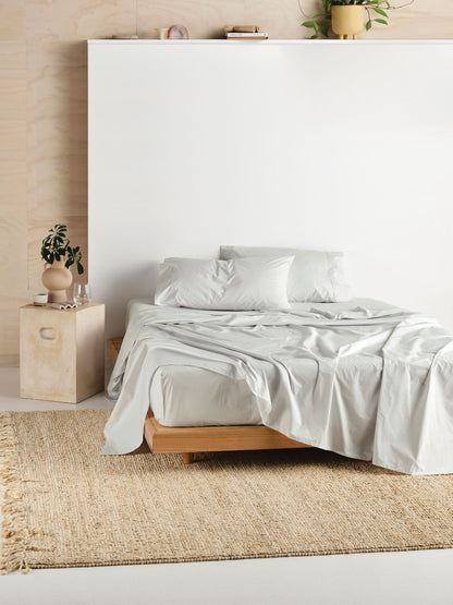 Vienna Grey Fitted Sheet 50cm