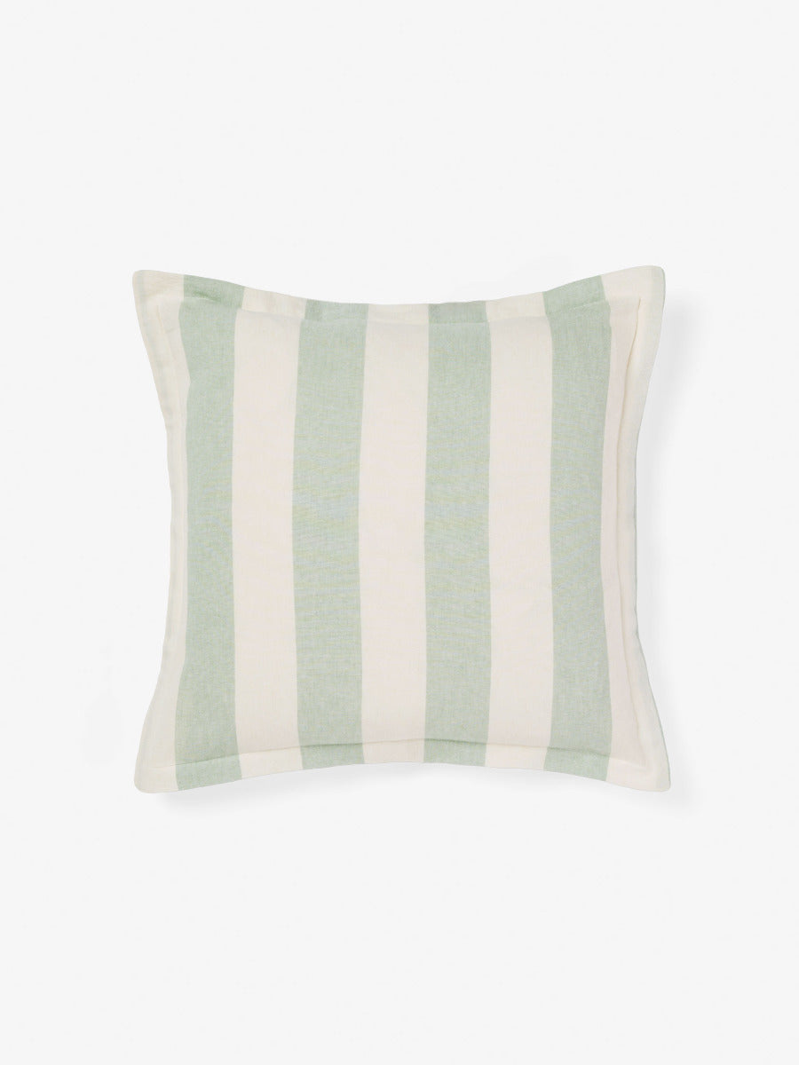 Vintage Stripe Jade Cushion 48x48cm