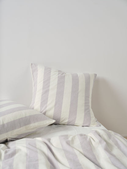 Vintage Stripe Lavender European Pillowcase