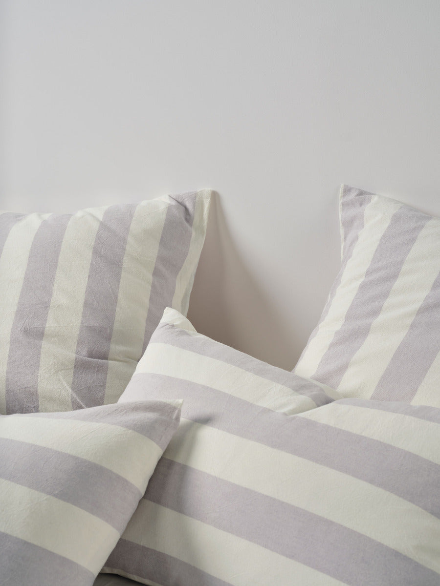 Vintage Stripe Lavender European Pillowcase