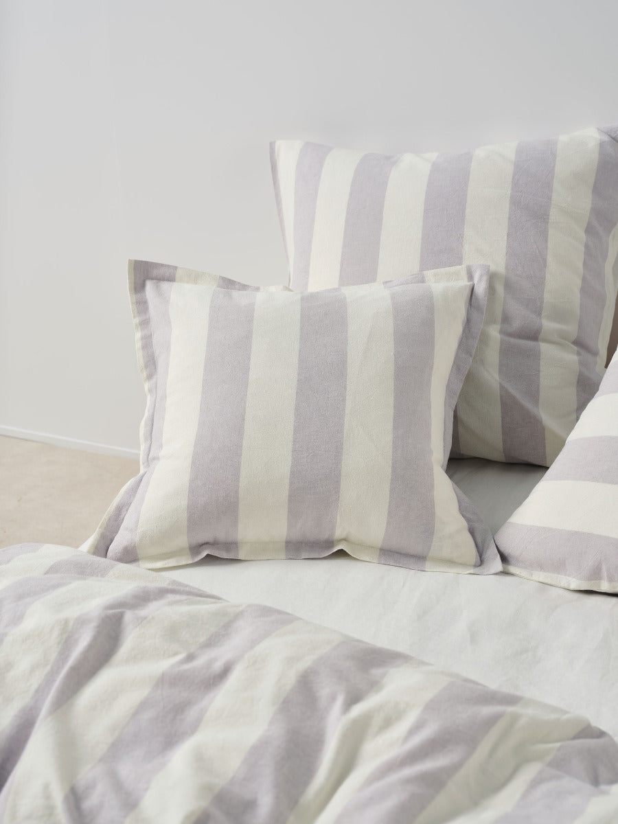 Vintage Stripe Lavender Cushion 48x48cm
