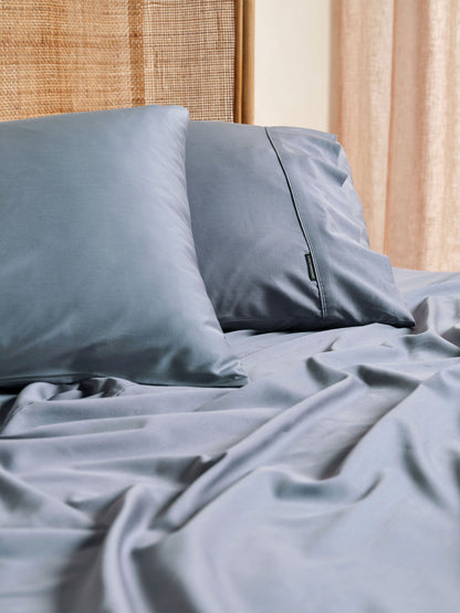 400TC Bamboo/Cotton Nara Bluestone Bamboo Cotton Sheet Set