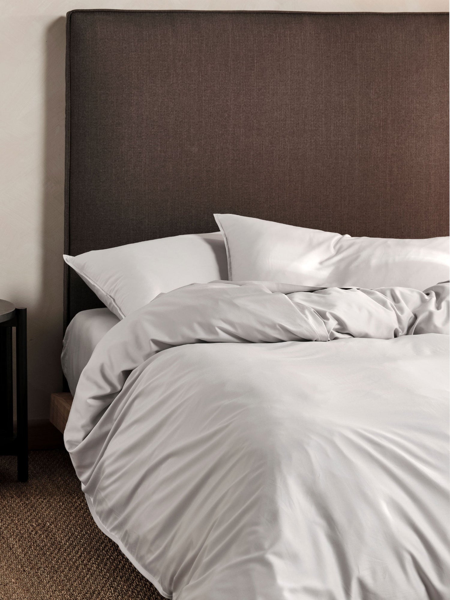 400TC Bamboo/Cotton Nara Silver Quilt Cover Set