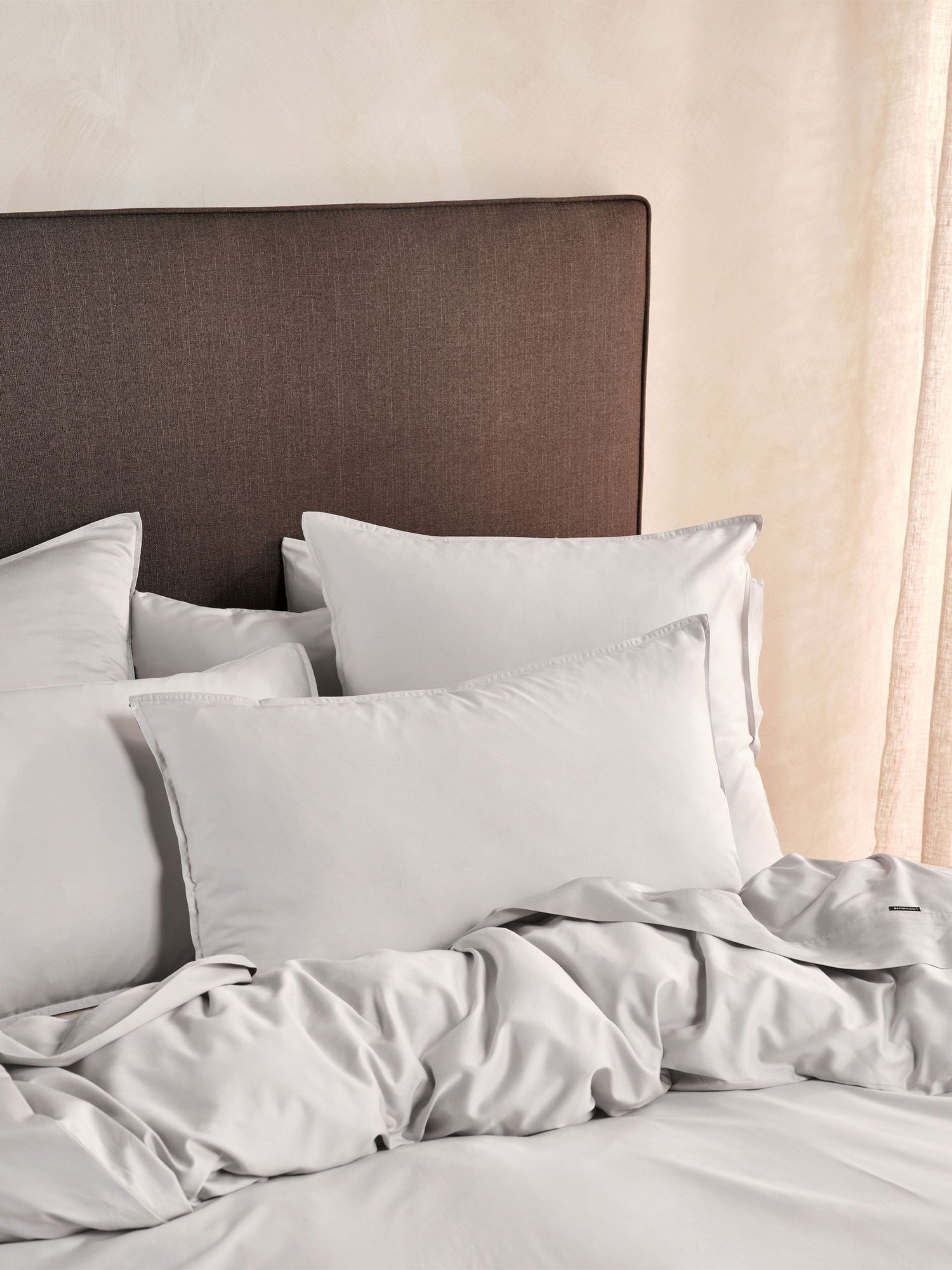 400TC Bamboo/Cotton Nara Silver Quilt Cover Set