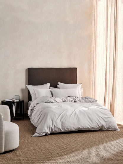 400TC Bamboo/Cotton Nara Silver Quilt Cover Set