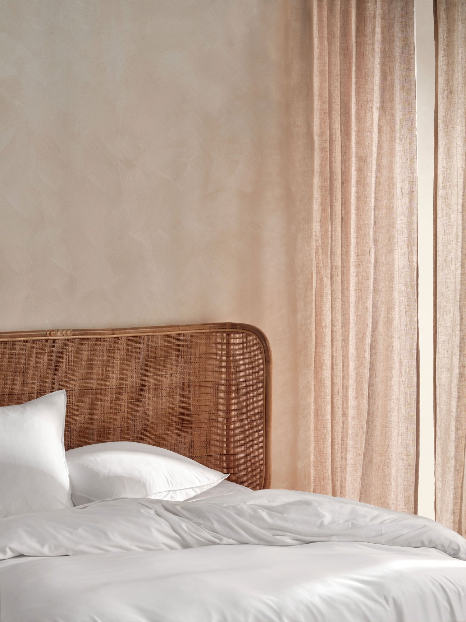 400TC Bamboo/Cotton Nara White Quilt Cover Set