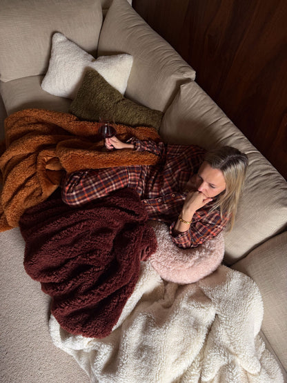 Shetland Chestnut Throw