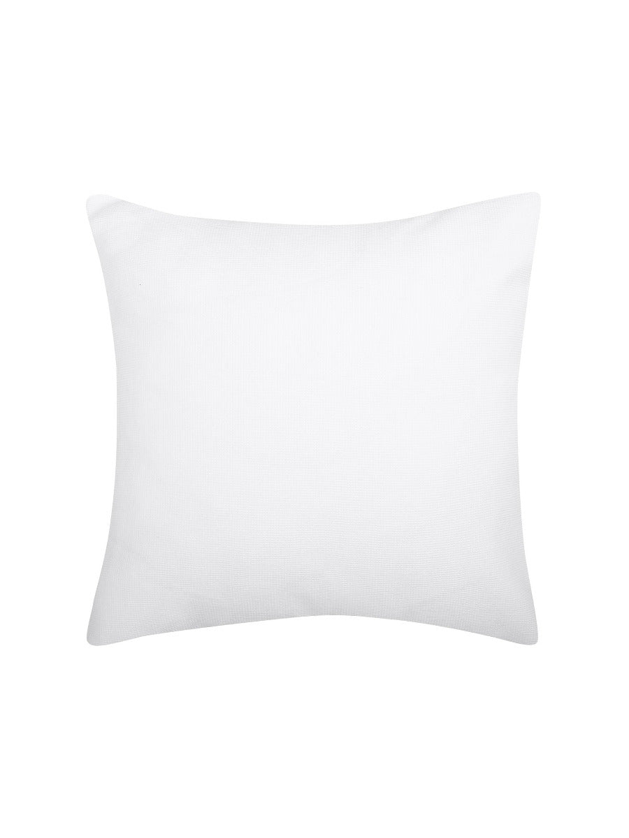 Micro Waffle White European Pillowcase
