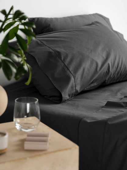 Vienna Charcoal Queen Pillowcase