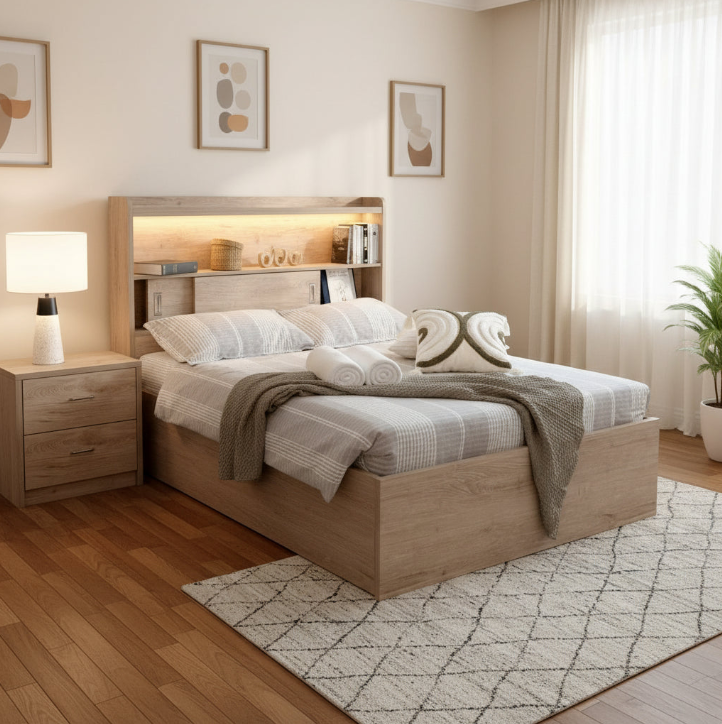 Nook Gas Lift Bed