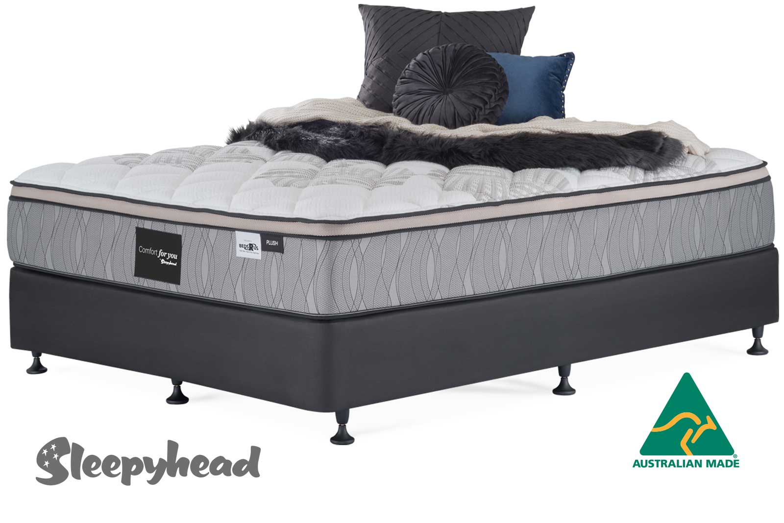 plush mattress bed covers queen